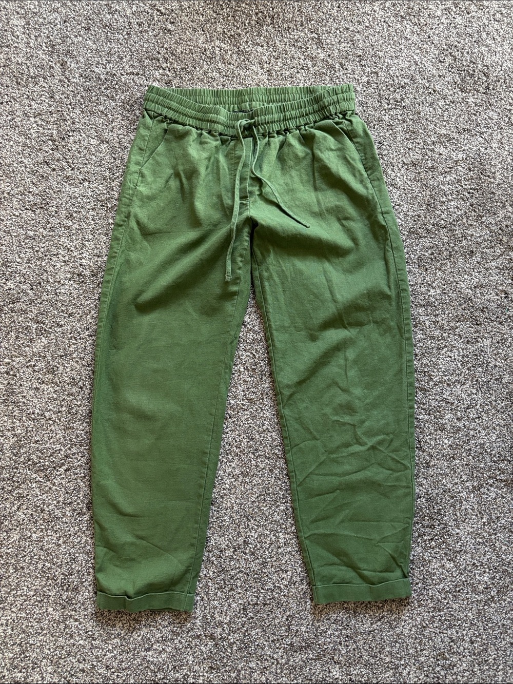J. Crew Olive Green Drawstring Jogger Pants